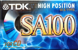 Compact Cassette: TDK  - SA 100