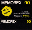 Compact Cassette: Memorex  - MRX3 Oxide 90