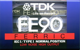 Compact Cassette: TDK  - FE 90