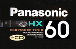 Compact Cassette: TDK Panasonic - HX 60