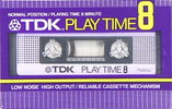 Compact Cassette: TDK  - Play Time 8 8