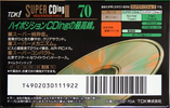 Compact Cassette: TDK  - Super CDing II 70