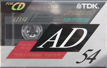 Compact Cassette: TDK  - AD 54