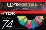 Compact Cassette: TDK  - CDing-Metal 74