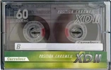 Compact Cassette Carrefour XD-II 60 Type II Chrome Europe