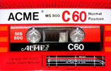 Compact Cassette:  Acme -  60