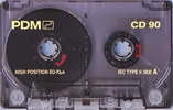 Compact Cassette:  PDM - CD II 90