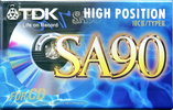 Compact Cassette: TDK  - SA 90