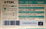 Compact Cassette: TDK  - AR 50