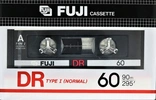 Compact Cassette Fuji DR 60 Type I Normal 1984 North America