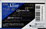 Compact Cassette: FUJI AXIA - PS-IIs 40