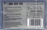 Compact Cassette: Sunkyong Magnetic Limited (SKM) SKC - GX 90