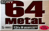 Compact Cassette: Sony  - CDit IV 64