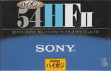 Compact Cassette: Sony  - HFII 54