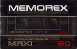 Compact Cassette: Memorex  - MRX I 60