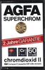 Compact Cassette: AGFA  - Superchrom 60+6