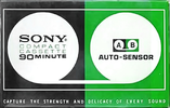 Compact Cassette: Sony  - Auto-Sensor 90