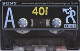 Compact Cassette: Sony  - CDix II 40