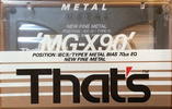 Compact Cassette: Taiyo Yuden Thats - MG-X 90