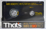 Compact Cassette: Taiyo Yuden Thats - MR-X Pro 90