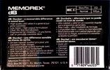 Compact Cassette: Memorex  - dB 60