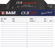 Compact Cassette: BASF  - CS II 60