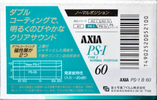 Compact Cassette: FUJI AXIA - PS-I 60