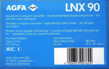 Compact Cassette: AGFA  - LNX 90