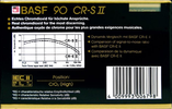 Compact Cassette: BASF  - Chromdioxid Super II 90