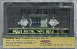 Compact Cassette Fuji Metal Tape 60 Type IV Metal 1977 USA