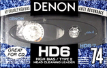 Compact Cassette: Nippon Columbia / Denon Denon - HD6 74