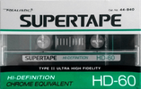 Compact Cassette: Unknown SUPERTAPE - HD 60