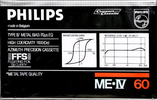 Compact Cassette: Philips  - Me-IV 60