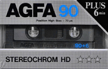 Compact Cassette: AGFA  - Stereochrom HD 90+6