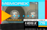 Compact Cassette: Memorex  - HBS II 76