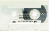 Compact Cassette: TDK  - CUE 60