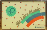 Compact Cassette:  Sanyo - We Love Music 60