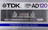 Compact Cassette TDK AD 120 Type I Normal 1984 Europe