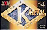 Compact Cassette: FUJI AXIA - K Metal 54