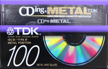 Compact Cassette: TDK  - CDing-Metal 100