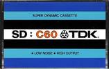 Compact Cassette: TDK  - SD 60