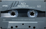 Compact Cassette: TDK  - AD 60