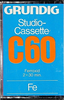 Compact Cassette: BASF Grundig - Studio-Cassette 60