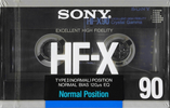 Compact Cassette: Sony  - HF-X 90