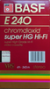 VHS, Video Home System: BASF  - Super HG Hi-Fi 240