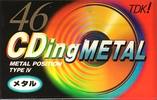 Compact Cassette: TDK  - CDing Metal 46