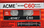 Compact Cassette:  Acme - MS 1000 60