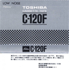 Compact Cassette:  Toshiba - F 120