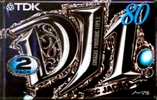 2 pack: TDK  - DJ1 80