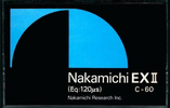 Compact Cassette:  Nakamichi - EX II 60